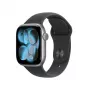Apple Watch Series 11 GPS + Cellular 42mm Kosmosa Pelēks Alumīnija Korpuss ar Melnu Sporta Siksniņu - S/M