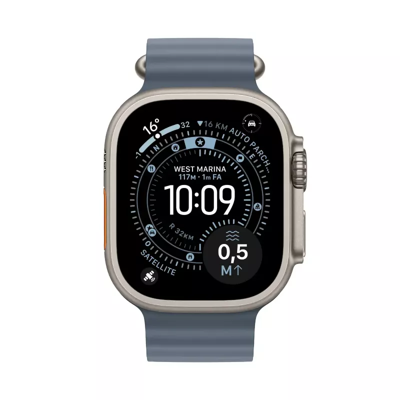 Viedpulkstenis Apple Watch Ultra 3 GPS + Cellular 49mm dabīga titāna korpuss