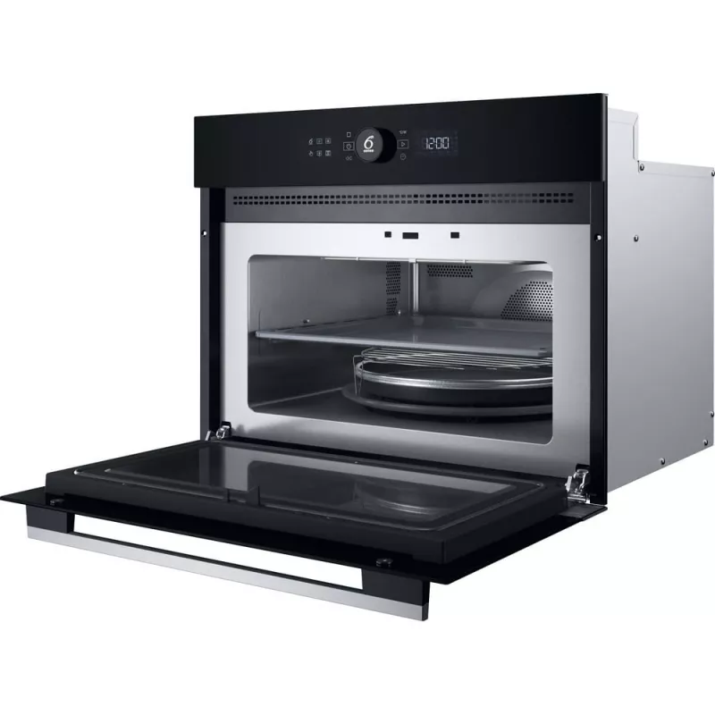 Whirlpool WMW57DHMX Black, Stainless steel Kombinētā mikroviļņu krāsns iebūvējama 40 L 900 W