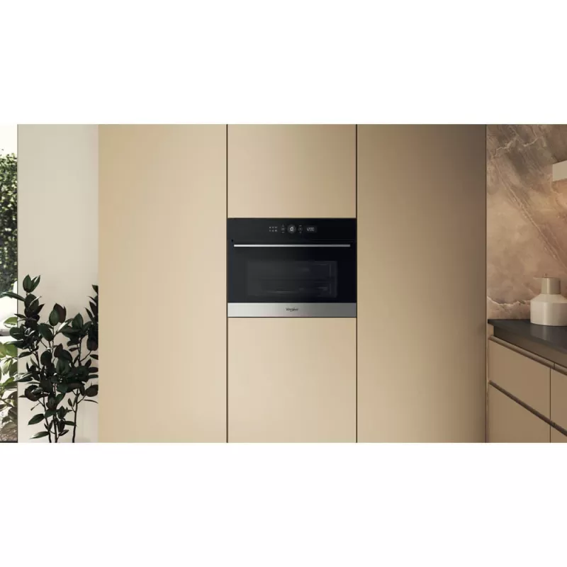 Whirlpool WMW57DHMX Black, Stainless steel Kombinētā mikroviļņu krāsns iebūvējama 40 L 900 W