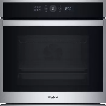 Whirlpool WOI4S8CM1SXA 73 L Iebūvējamā cepeškrāsns, Melna, Nerūsējošais tērauds