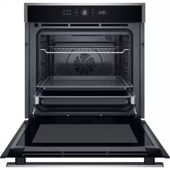 Whirlpool WOI4S8CM1SXA 73 L Iebūvējamā cepeškrāsns, Melna, Nerūsējošais tērauds
