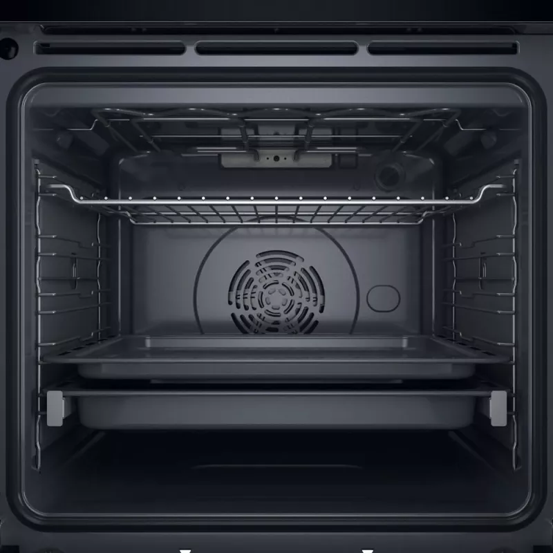 Whirlpool WOI4S8CM1SXA 73 L Iebūvējamā cepeškrāsns, Melna, Nerūsējošais tērauds