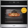 Whirlpool WOI4S8CM1SXA 73 L Iebūvējamā cepeškrāsns, Melna, Nerūsējošais tērauds