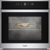 Whirlpool WOI4S8CM1SXA 73 L Iebūvējamā cepeškrāsns, Melna, Nerūsējošais tērauds