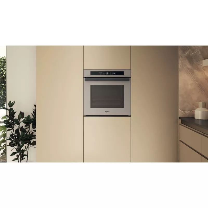 Iebūvējamā krāsns WHIRLPOOL WOI4S8HM2SEA 6th Sense Hid Steam+ Urban Beige