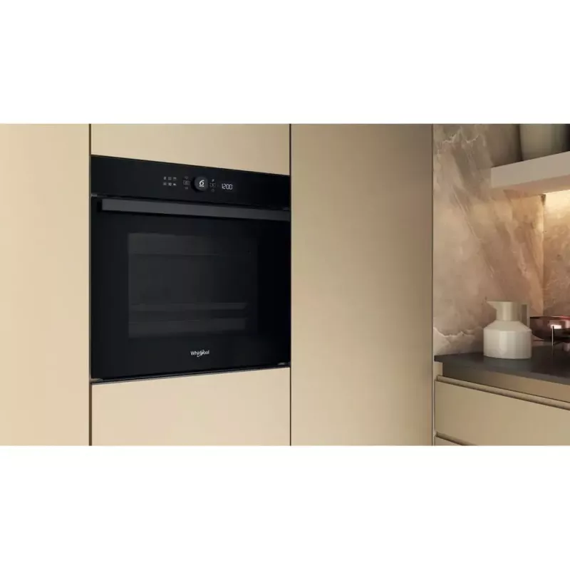Iebūvējamā cepeškrāsns Whirlpool WOI4S8PM0SBA 73 L Melna Elektriskā Skārienvadība