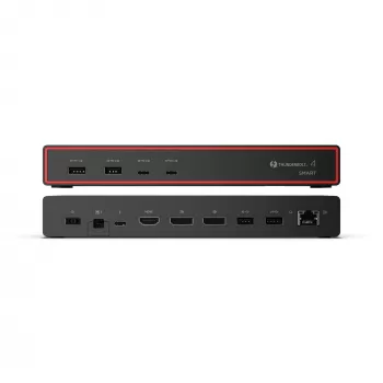 Lenovo ThinkPad Thunderbolt 4 Smart Dock Gen2 7500 vadu dokstacija, melna, 100W barošana, 2500Mbit/s