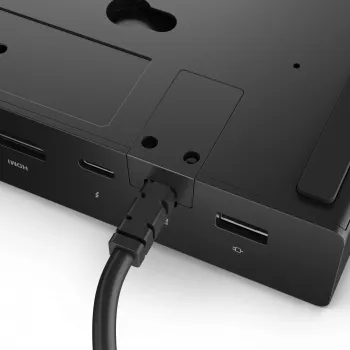 Lenovo ThinkPad Thunderbolt 4 Smart Dock Gen2 7500 vadu dokstacija, melna, 100W barošana, 2500Mbit/s
