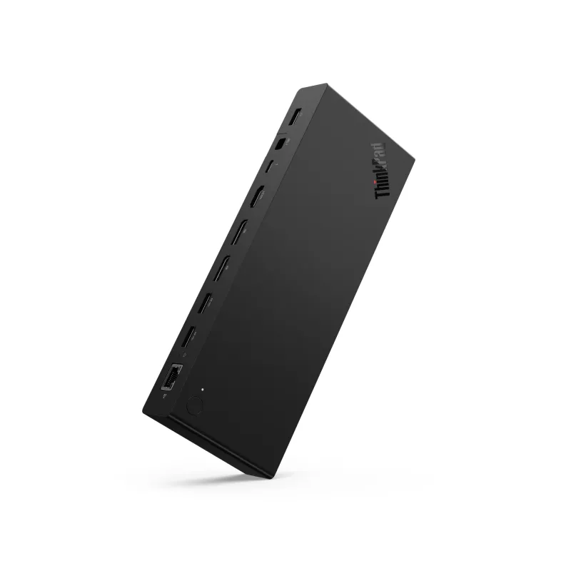 Lenovo ThinkPad Thunderbolt 4 Smart Dock Gen2 7500 vadu dokstacija, melna, 100W barošana, 2500Mbit/s
