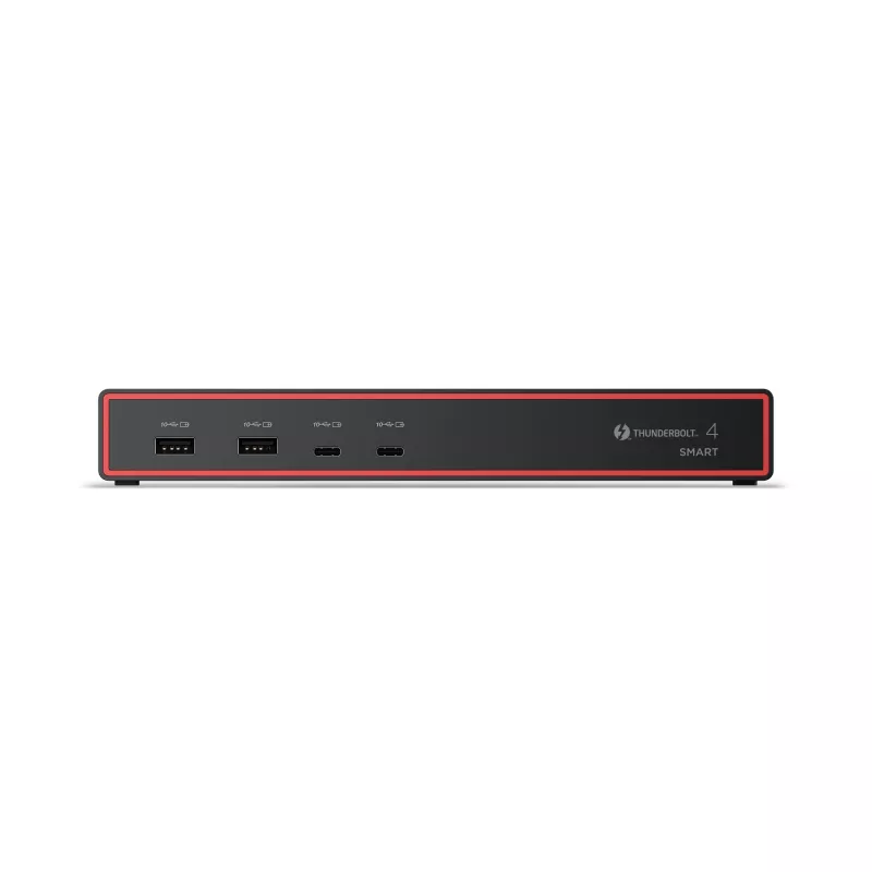 Lenovo ThinkPad Thunderbolt 4 Smart Dock Gen2 7500 vadu dokstacija, melna, 100W barošana, 2500Mbit/s