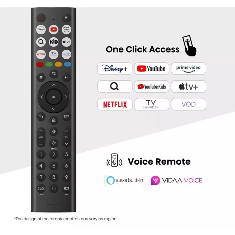 Hisense 65A6Q televizors 165,1 cm (65 collas) 4K Ultra HD Smart TV Wi-Fi Melns 330 cd/m²