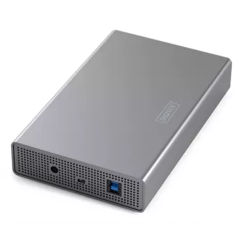 Cietā diska ārējais korpuss Digitus DA-71106-1 USB 3.0 3.5 collu SATA 16TB Alumīnijs