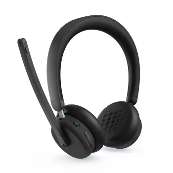 Lenovo ANC Headset 6550 Bezvadu austiņas ar trokšņu slāpēšanu, USB Type-C, Bluetooth, Melna