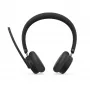 Lenovo 6550 Bezvadu austiņas ar trokšņu slāpēšanu, Microsoft Teams, USB-C, Bluetooth, Melnas