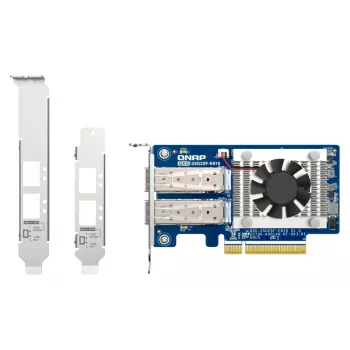 QNAP QXG-25G2SF-E810 tīkla karte, iekšēja, optiskā šķiedra, 25000 Mbit/s