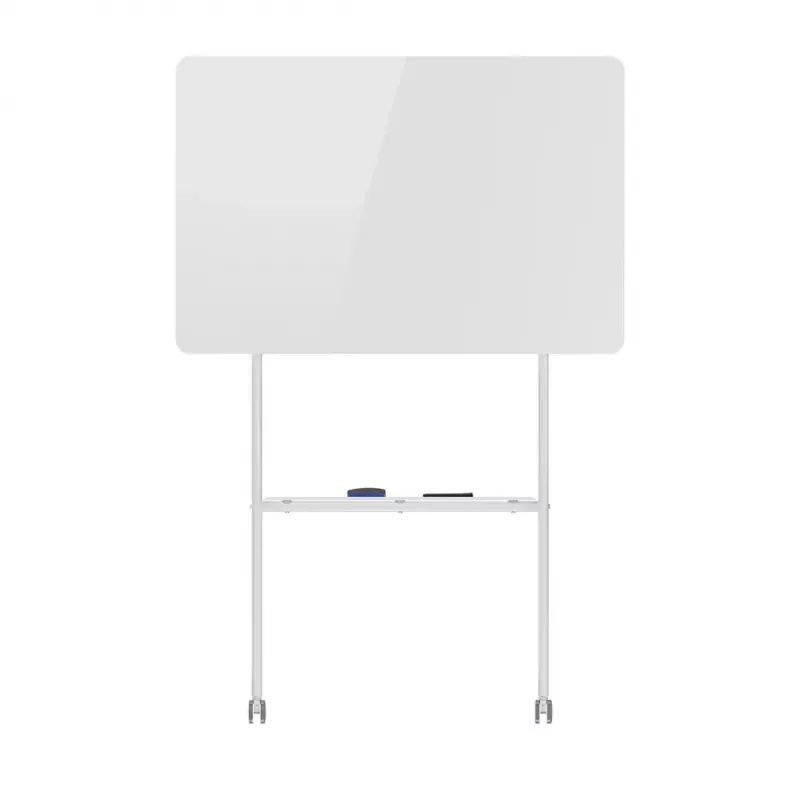 Balta tāfele ergo office ER-306, sausās dzēšanas, vienpusēja, horizontāla, 1190×790 mm, brīvi stāvoša tērauda ar ritentiņiem, magnētiska