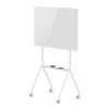 Balta tāfele ergo office ER-306, sausās dzēšanas, vienpusēja, horizontāla, 1190×790 mm, brīvi stāvoša tērauda ar ritentiņiem, magnētiska