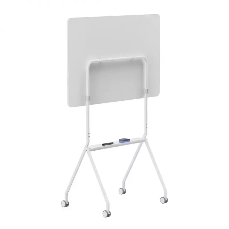 Balta tāfele ergo office ER-306, sausās dzēšanas, vienpusēja, horizontāla, 1190×790 mm, brīvi stāvoša tērauda ar ritentiņiem, magnētiska