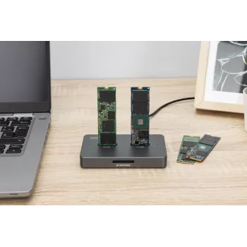 Docking stacija Digitus DA-71546-1 M.2 NVMe SATA USB-C 10 Gbit/s