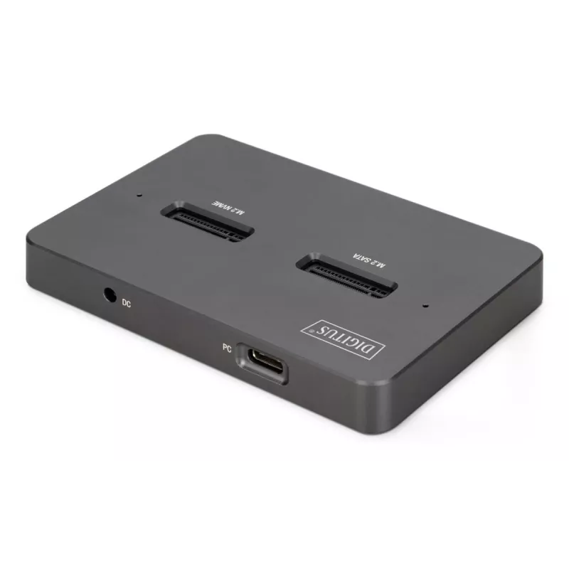 Docking stacija Digitus DA-71546-1 M.2 NVMe SATA USB-C 10 Gbit/s