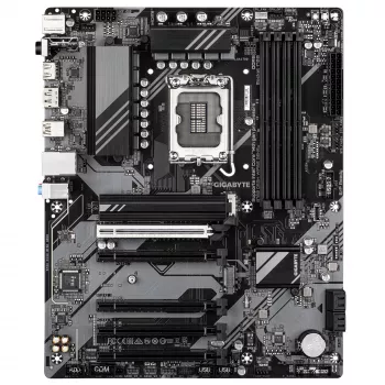 GIGABYTE B760 DS3H WIFI6E GEN5 mātesplate - atbalsta Intel Core 14. paaudzes CPU, 8+2+1 fāžu digitālais VRM, līdz 5600MHz DDR5, 2xPCIe 4.0 M.2, Wi-Fi 6E, 1GbE LAN, USB 3.2 Gen 2x2