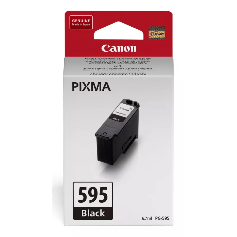 Canon PG-595 oriģinālā melnā tintes kasetne 1 gab.