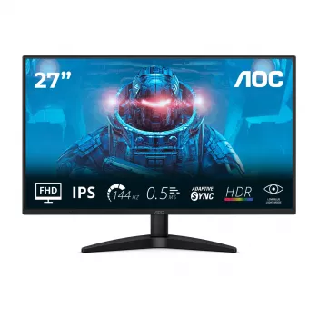 AOC B3 27B36X dators monitors 68,6 cm (27 colli) 1920 x 1080 pikseļi Full HD LED Melns