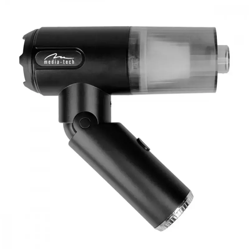 Mini pūtējs MEDIA-TECH MT6538 2 IN 1 Jet Air Duster — bezvadu rokas tīrītājs, 2000 mAh, 65 W, 2500 l/min, 7000 Pa