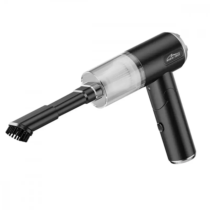 Mini pūtējs MEDIA-TECH MT6538 2 IN 1 Jet Air Duster — bezvadu rokas tīrītājs, 2000 mAh, 65 W, 2500 l/min, 7000 Pa
