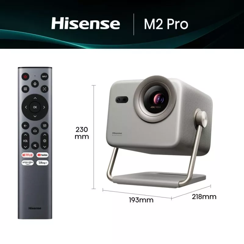 Hisense M2 Pro UHD 4K (3840x2160) 3D Pelēks