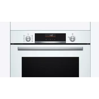 Iebūvējamā elektriskā cepeškrāsns Bosch Serie 6 HBG536EW4 — 71 L, 3400 W, balta, EasyClean, 10 automātiskās programmas