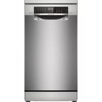 Brīvi stāvoša trauku mazgājamā mašīna Bosch Serie 6 SPS6EMI21E — Šaurā 45 cm, 10 trauku komplekti, 8 programmas, Energoklase B