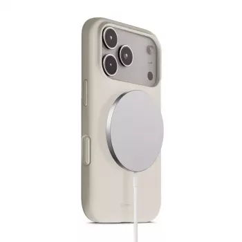 Crong Color Cover magnētiskais maciņš ar MagSafe iPhone 17 Pro Stone