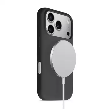 Crong Color Cover magnētiskais maciņš ar MagSafe iPhone 17 Pro Black