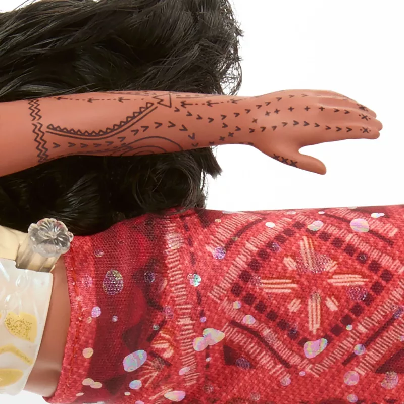 Disney Vaiana 2 Rotaļlietas, Peldēšanas Tautai Vaiana modes lelle ar 2 aksesuāriem un krāsu mainošu ņieburu