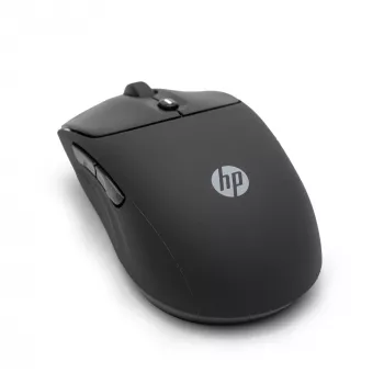 HP 400 Quiet Black Wireless pele, abpusēja, RF bezvadu + Bluetooth, 6000 DPI, melna