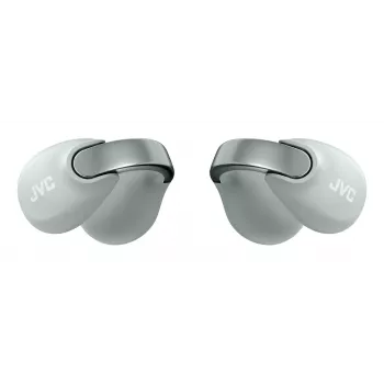 JVC HA-NP1T Bezvadu austiņas True Wireless Stereo (TWS) Ear-clip-on Zvanīšanai/Mūzikai USB Type-C Bluetooth Pelēks, Sudrabs