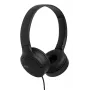 Austiņas JVC HA-S33UC vadu galvas saite, 2 draiveri 29.7 mm, 20–20000 Hz, 1.2 m kabelis, iebūvēts mikrofons, melna