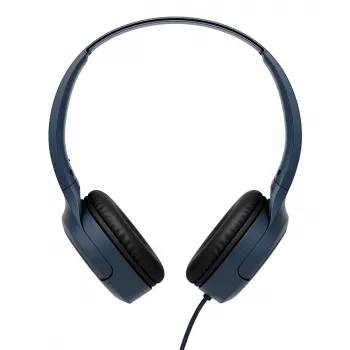 Austiņas JVC HA-S33UCAU vadu binaurālas galvas saite USB-C, 2 draiveri 2.97 cm, 20–20000 Hz, kabelis 1.2 m, zila