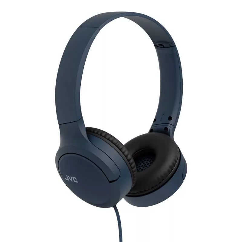 Austiņas JVC HA-S33UCAU vadu binaurālas galvas saite USB-C, 2 draiveri 2.97 cm, 20–20000 Hz, kabelis 1.2 m, zila