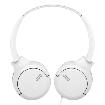 JVC HA-S33UC austiņas ar USB-C, vadu, balss zvaniem un mūzikai, baltas