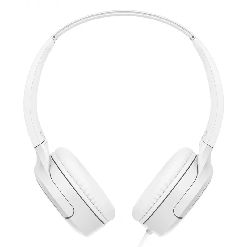 JVC HA-S33UC austiņas ar USB-C, vadu, balss zvaniem un mūzikai, baltas