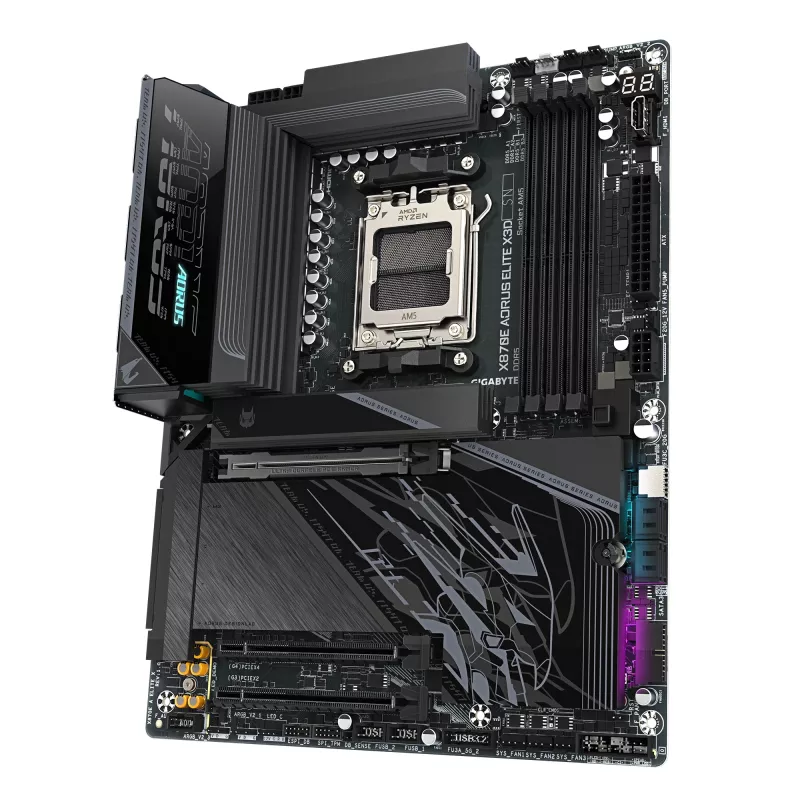 Mātesplate GIGABYTE X870E AORUS ELITE X3D, AM5, ATX