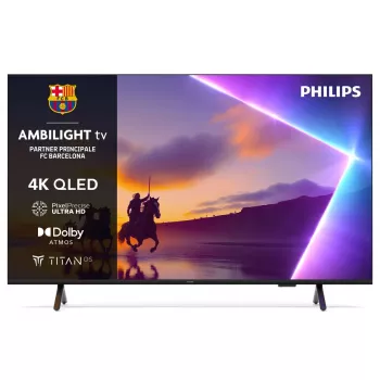 Philips 50PUS8510 127 cm (50 collu) 4K Ultra HD QLED Smart TV Wi-Fi Melns