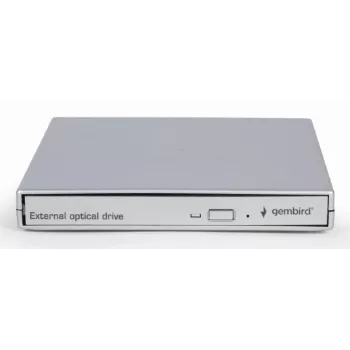 GEMBIRD ārējais USB DVD diskdzinis, sudraba