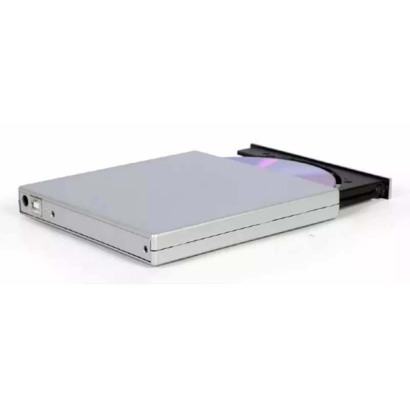GEMBIRD ārējais USB DVD diskdzinis, sudraba