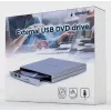 GEMBIRD ārējais USB DVD diskdzinis, sudraba