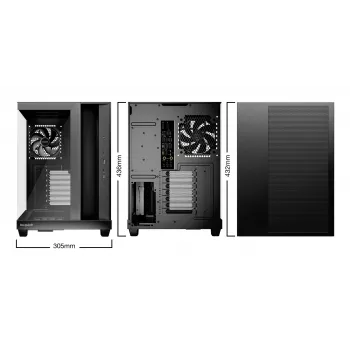 PC korpuss be quiet! Light Base 500 Midi Tower Melns