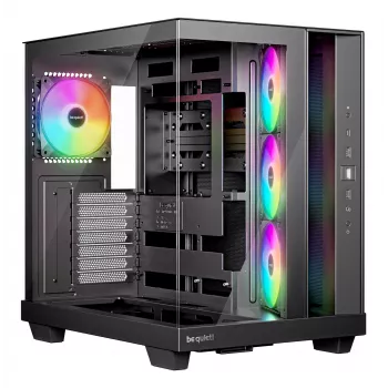 PC korpuss be quiet! Light Base 500 LX Black Midi Tower ATX 3x 120mm ventilatori